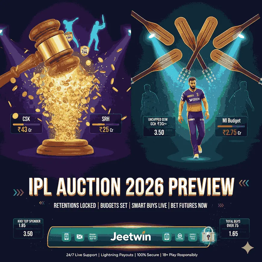 IPL Auction 2026 Preview: Retentions, Budget, and Smart Buys