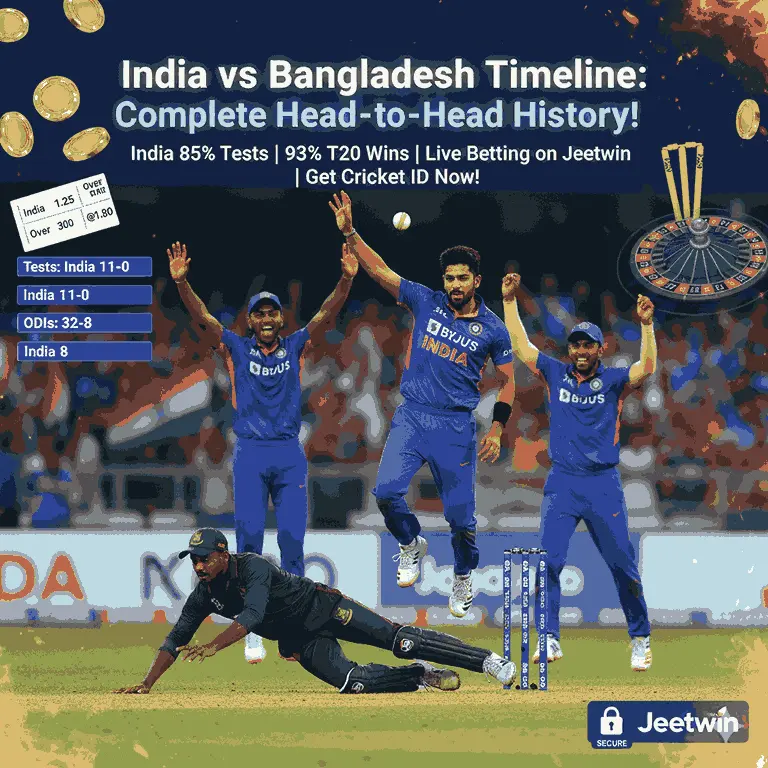 India National Cricket Team vs Bangladesh National Cricket Team Timeline: Complete Head-to-Head History